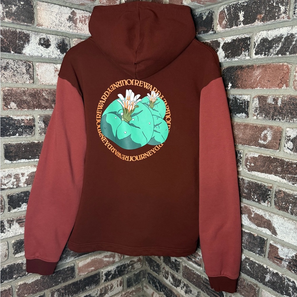 Nike Kyrie Irving “Reward Journey” Maroon/Pink Cowl Neck Hoodie DQ611-217